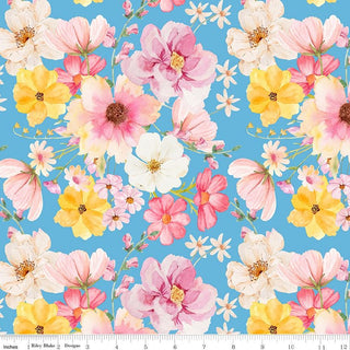 Painted Petals Fabric for Riley Blake by Lila Tueller
