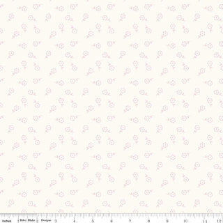 Riley Blake Sweet Pink Fabric by My Mind’s Eye C17414-Cream
