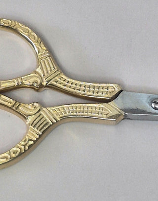 Needlepoint Scissors 4" Ornate Handle