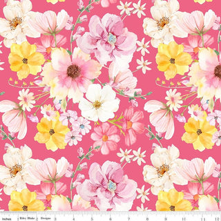 Painted Petals Fabric for Riley Blake by Lila Tueller