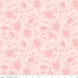 Riley Blake Sweet Pink Fabric by My Mind’s Eye C17410-Blush
