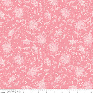 Riley Blake Sweet Pink Fabric by My Mind’s Eye C17410-Pink