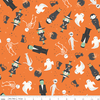 Halloween Quilting Fabric Riley Blake Frank and Friends Line by My Minds Eye