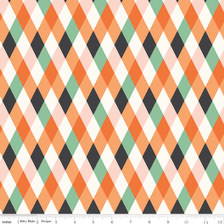 Halloween Quilting Fabric Riley Blake Frank and Friends Line by My Minds Eye - Diamonds