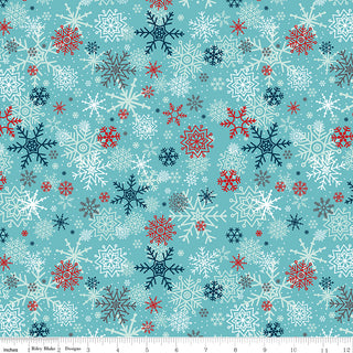 A Perfect Winter (Snowflakes) by Lori Whitlock for Riley Blake Designs - One Yard Cuts