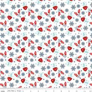 A Perfect Winter (Cocoa) by Lori Whitlock for Riley Blake Designs - One Yard Cuts