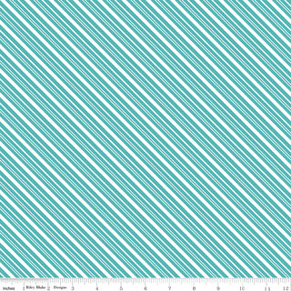 A Perfect Winter (Stripes) by Lori Whitlock for Riley Blake Designs - One Yard Cuts