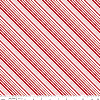 A Perfect Winter (Stripes) by Lori Whitlock for Riley Blake Designs - One Yard Cuts