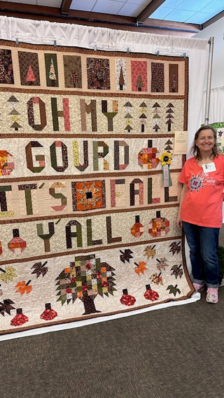 It's Fall Y'All Pattern by Lisa McCabe of Kentuckiana Country Quilt Shop