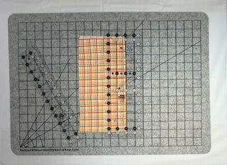 17x24 New Zealand Wool Pressing Mat - Grid Printed