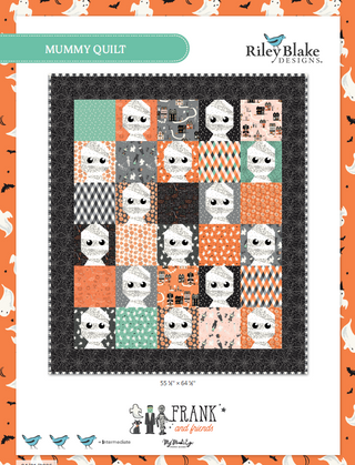 Frank and Friends Mummy Quilt Kit 55 x 64 (no backing or batting)