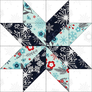 Christmas Stars Kit using A Perfect Winter by Riley Blake Designs