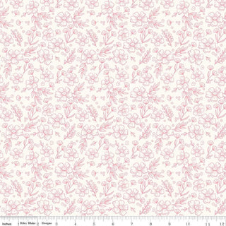 Riley Blake Sweet Pink Fabric by My Mind’s Eye C17411-Cream