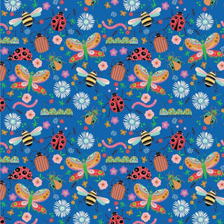 Hey Love Bug whimsical design with bugs and critters by McKenzie Elston