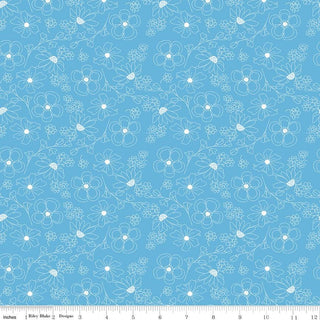 Painted Petals Fabric for Riley Blake by Lila Tueller
