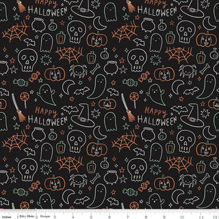 Halloween Quilting Fabric Riley Blake Frank and Friends Line by My Minds Eye