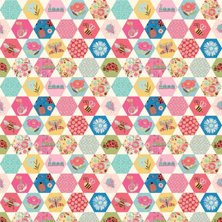 Hey Love Bug whimsical design with bugs and critters by McKenzie Elston
