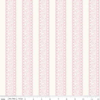 Riley Blake Sweet Pink Fabric by My Mind’s Eye C17413-Cream