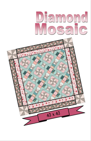 Diamond Mosaic Pattern by Lisa McCabe owner of Kentuckiana Country Quilt Shop