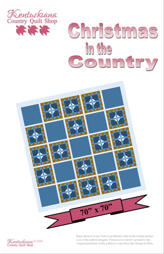 Christmas in the Country Pattern by Lisa McCabe of Kentuckiana County Quilt Shop